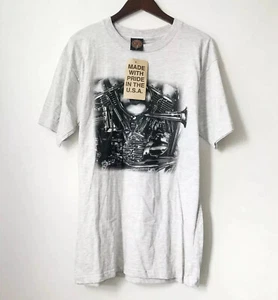 vintage harley davidson motorcycle t-shirt mens size XL deadstock NWT 90s USA 🏍 - Picture 1 of 5