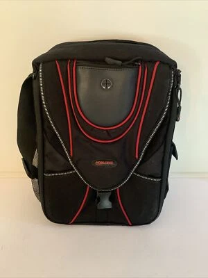 Mochila para computadora portátil Mobile Edge (ME) 16” negra/roja Slimline Paris NUEVA SIN USARLA Foto 1 de 4