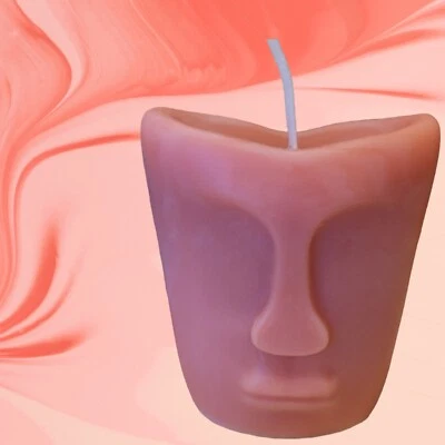 "Easter Island Moai" like Soy Candle - Image 1 of 4