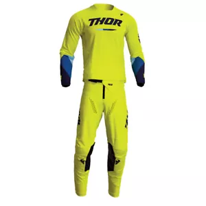 Thor 2024 Youth Pulse Tactic Motocross Offroad Jersey Pant Combo Acid - Picture 1 of 13