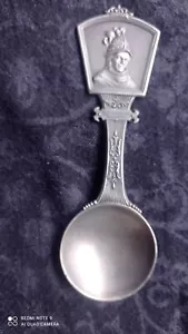 VINTAGE RARE PEWTER SPOON REMBRANDT GOLDHELM um 1650 - Picture 1 of 6