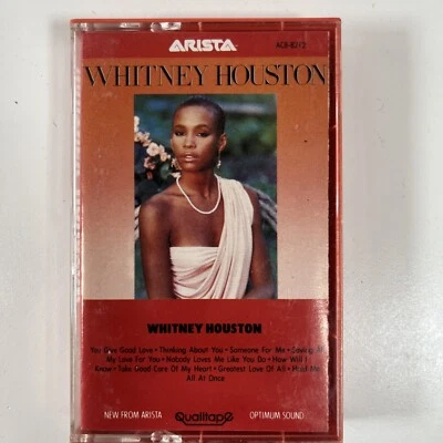 Whitney Houston by Whitney Houston Debut Cassette Tape 1985 Arista Records R&B - Image 1 of 4