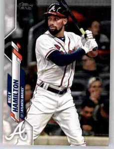 2020 Topps Series 1 Billy Hamilton Base Card MLB PWE Set Break Braves #312 - Picture 1 of 2