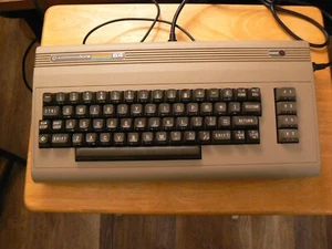 Vintage C64 Commodore 64 Personal Computer System- Powers On - Plays Cart. Game - Picture 1 of 8