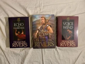 Lot of 3 Mark of the Lion Series 1-3 A Voice in the Wind Francine Rivers - Picture 1 of 3