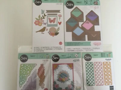 Sizzix Thinlits Die Set Pick 1 of 17 Dies New - Image 1 of 4
