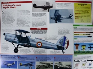 Folleto de imagen Stampe SV-4 SV4 fuera de impresión hoja de detalles de aeronaves - Imagen 1 de 1