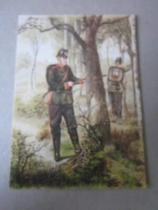 Postal de uniforme alemán IIIR batallón de cazadores heinos n.º 8 - Imagen 1 de 1