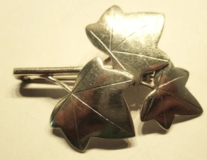 STERLING SILVER IVY LEAF BROOCH GEOFFREY BELLAMY FOR IVAN TARRATT BHAM 1967 - Picture 1 of 1