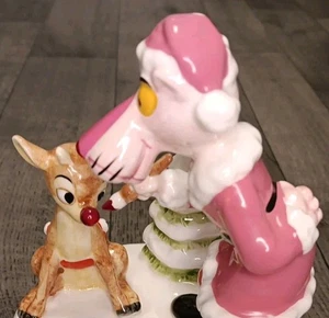 !!Nicht funktionsfähig!! Pink Panther Sleigh Ride 1982 Royal Orleans Limited Ed Spieluhr - Bild 1 von 13