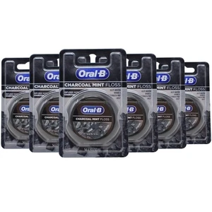Box mit 6x Oral-B Charcoal Mint Zahnseide, 54,6 YD (50m) - Bild 1 von 5