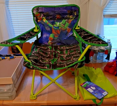 Teenage Mutant Ninja Turtles - TMNT Fold & Go Patio Lawn Tailgating Chair Child - Image 1 of 3