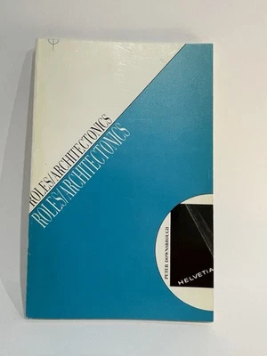 (Rare) Roles/Architectonics: Peter Downsbrough. 1983. Theory. FR/EN/NL. Belgian - Image 1 of 4