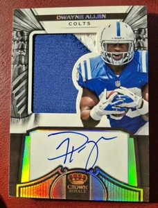 Sick ON CARD AUTOGRAPH Clemson 2012 Crown Royale Dwayne Allen Patch/Auto RC /149 - Bild 1 von 2