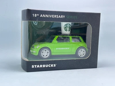 Starbucks 18th Anniversary Malaysia Collection Cars Mini Cooper Green - Image 1 of 3