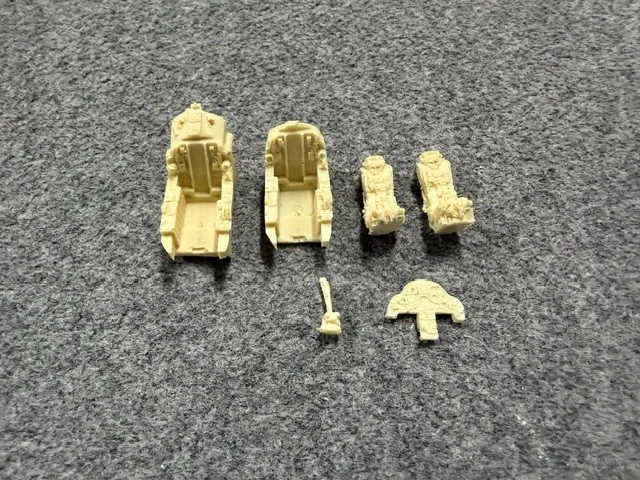 FIAT G91T  1 48 INTERNO IN RESINA UTILIZZABILE ANCHE SU MODELLO MONOPOSTO   - Immagine 1 di 2