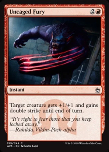 x1 Uncaged Fury - Masters 25 - NM - MTG - Image 1 of 1