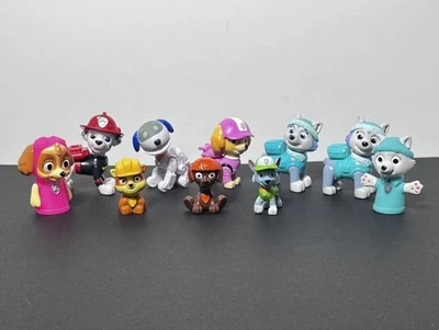 Lote de figuras de juguete de la Patrulla Canina perro robo Rocky Everest Marshall rescate de invierno Zuma ++ Foto 1 de 4