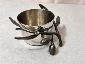 Michael Aram Olivenzweig Nussschale oder Kerzenhalter ausgefallen Luxus - Bild 1 von 10