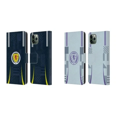 SELECCIÓN NACIONAL DE FÚTBOL DE ESCOCIA 2024/25 KITS FUNDA LIBRO DE CUERO PARA APPLE iPHONE Foto 1 de 4