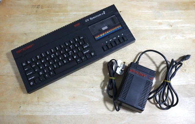 Computadora vintage con fuente de alimentación Sinclair ZX Spectrum 128K Plus 2 - Imagen 1 de 4