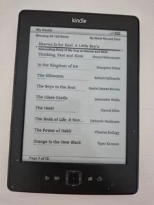 Amazon Kindle (4th Generation) D01100 eBook Reader Wi-Fi 6" Display - Grey (E9) - Picture 1 of 4
