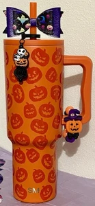 2025 Simple Modern 40oz Tumbler Jack O Lantern Pumpkins Harvest Collection, Neu - Bild 1 von 11