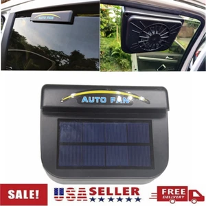 Solar Power Car Air Vent Cool Fan Auto Cooler Ventilation System Exhaust Fan US - Picture 1 of 13
