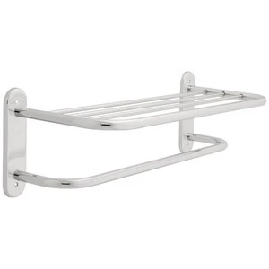 2782 Stck. 24 Zoll Handtuchregal mit 1 Stange freiliegende Halterung poliertes Chrom - Bild 1 von 1