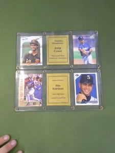 Lot Of Two Seattle Mariners Then And Now Plaques by Card Shark Collectibles - Picture 1 of 8