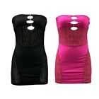 Womens Sleeveles Backless Dress Pullover Hollows Hips Tight Maxi-Outfits