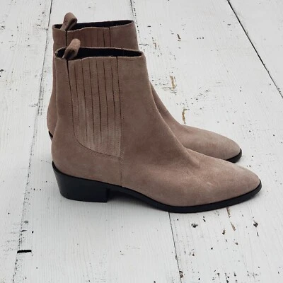 Bruno Magli CAMPO Taupe Boots Slip On Pointed Toe Women's Sz US 8 EU 38.5 - Image 1 of 4