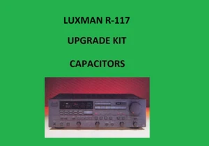 Odbiornik stereo LUXMAN R-117 Zestaw naprawczy - wszystkie kondensatory - Zdjęcie 1 z 16