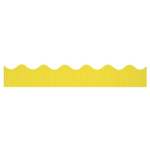 Solid Color Bordette Decorative Borders Canary Yellow - Picture 1 of 1