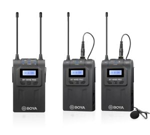 Boya WM8 PRO-K2   UHF Dual-Channel Wireless Microphone System