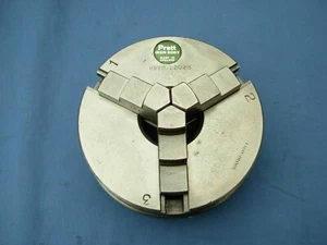 Pratt 4 " 3 jaw keyless chuck with iron body self centering made in England - Picture 1 of 12