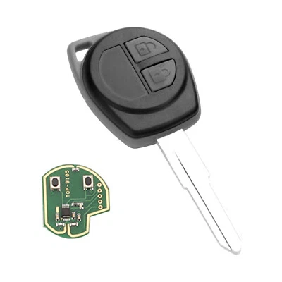 1Pc Car Remote Key 2 Buttons 433MHz ID46 Chip HU87 KBRTS004 for 07-15 Suzuki SX4 — 第 1/4 张图片