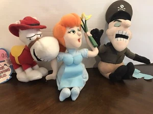 Rocky and Bullwinkle and Friends 8 Zoll Plüschtiere FEARLESS LEADER ~ NELL ~ PFERD - Bild 1 von 5