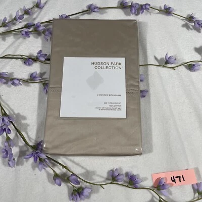 Nuevo en caja [2 estándar] Fundas de almohada 600TC satén para Hudson Park en piedra pómez #472 Foto 1 de 4