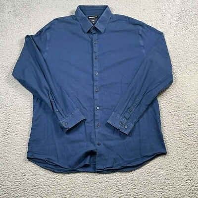 Camisa Express 1MX Para Hombre XL Abotonada Clásica Elastizada Secado Rápido Mezcla de Algodón Foto 1 de 4