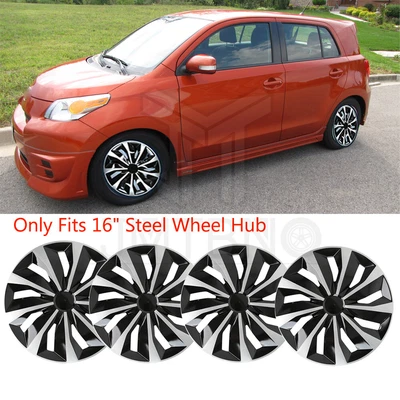For 2008-2015 Scion XD XB 16" Set of 4 Wheel Covers Hub Caps R15 Tire &Steel Rim - Image 1 of 4