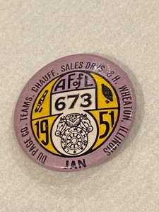 VTG 1951 Wheaton, DuPage County, IL. Chauff. drivers American Fed. of Labor - Picture 1 of 7