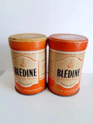 Lot 2 boites blédine  publicitaire épicerie Jacquemaire - Photo 1/4