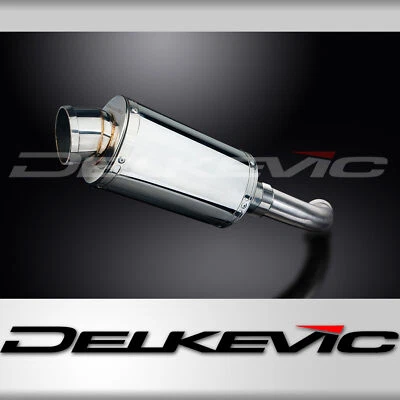BMW F800S 2006-2011 Kit de silenciador de escape de acero inoxidable ovalado de 9" deslizable Foto 1 de 4