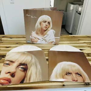 Billie Eilish Happier Than Ever White Colored Vinyl Album 2021 LP Record - Picture 1 of 8