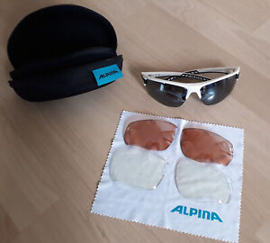 Alpina Tri-Scray Radbrille Sonnenbrille (3 Wechselgläser)