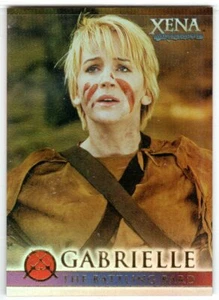 XENA SEASONS 4 AND 5 GABRIELLE THE BATTLING BARD G6 INSERT TRADING CARD - Picture 1 of 2