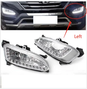 Left LED DRL Daytime Running Light Fog Lamp Fit Hyundai / IX45 Santa Fe 2013-15 - Picture 1 of 7
