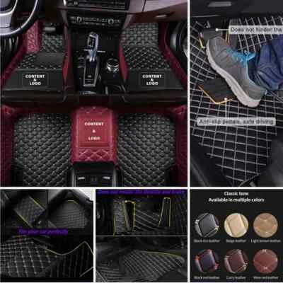 For Mercedes Benz Car Floor Mat Handmade Waterproof Full Surround Custom Carpets Foto 1 de 4