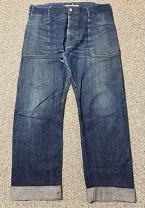 Mister Freedom Vintage US Navy Jeans Men’s 34x32 Buckle Back 1940’s Reproduction - Picture 1 of 13